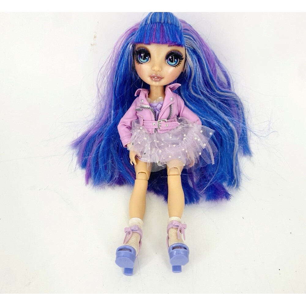 Rainbow High Violet Willow Doll 12" Purple Hair Fashion Doll MGA Blue Eyes